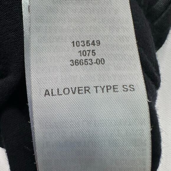 True Religion Allover Print Logo Black Cotton Tee - Picture 6 of 7